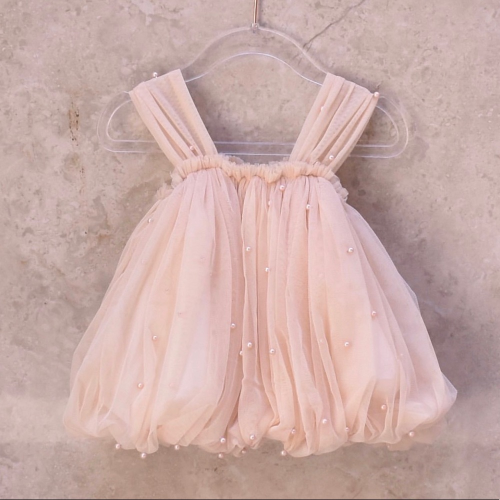 Puffy Baby Dress Size-6-12 & 12-24